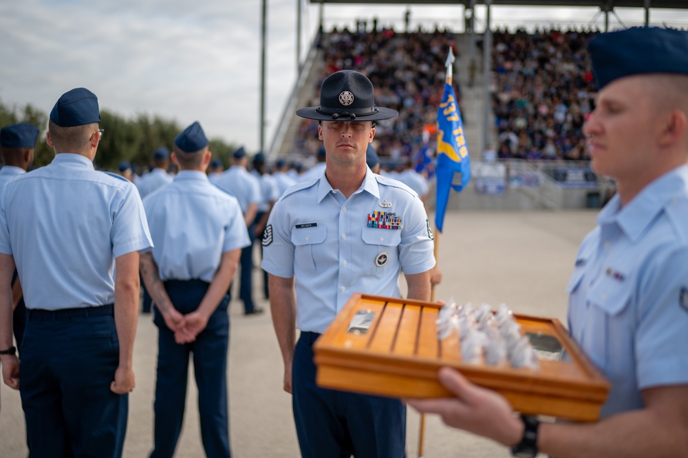 USAF BMT Coin Ceremony, Grad Parade, 16-17 Oct 2024
