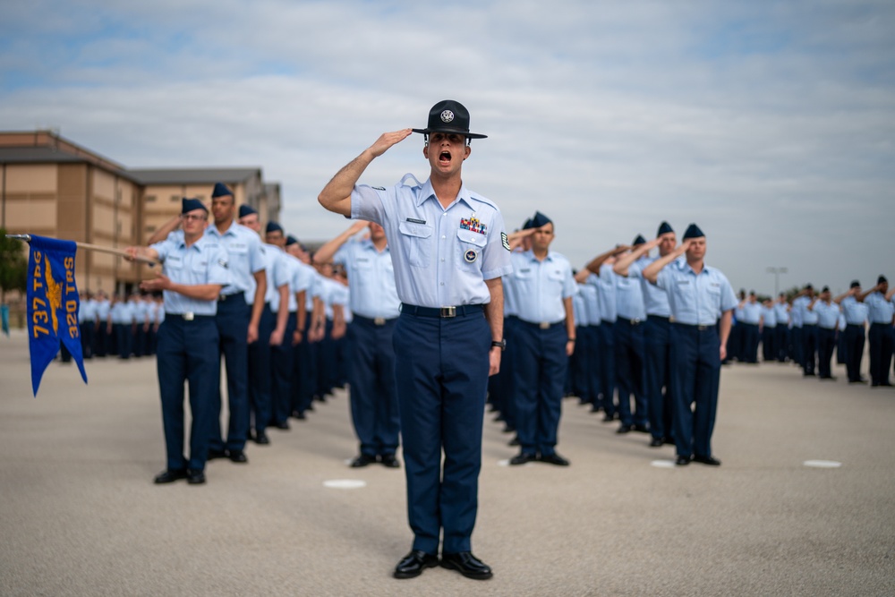 USAF BMT Coin Ceremony, Grad Parade, 16-17 Oct 2024