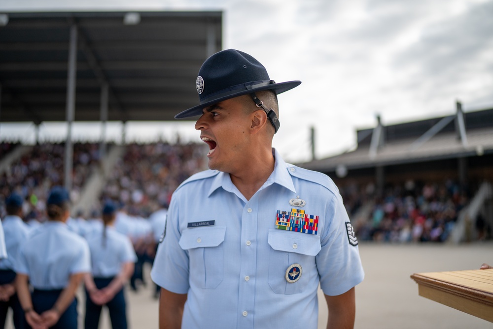 USAF BMT Coin Ceremony, Grad Parade, 16-17 Oct 2024