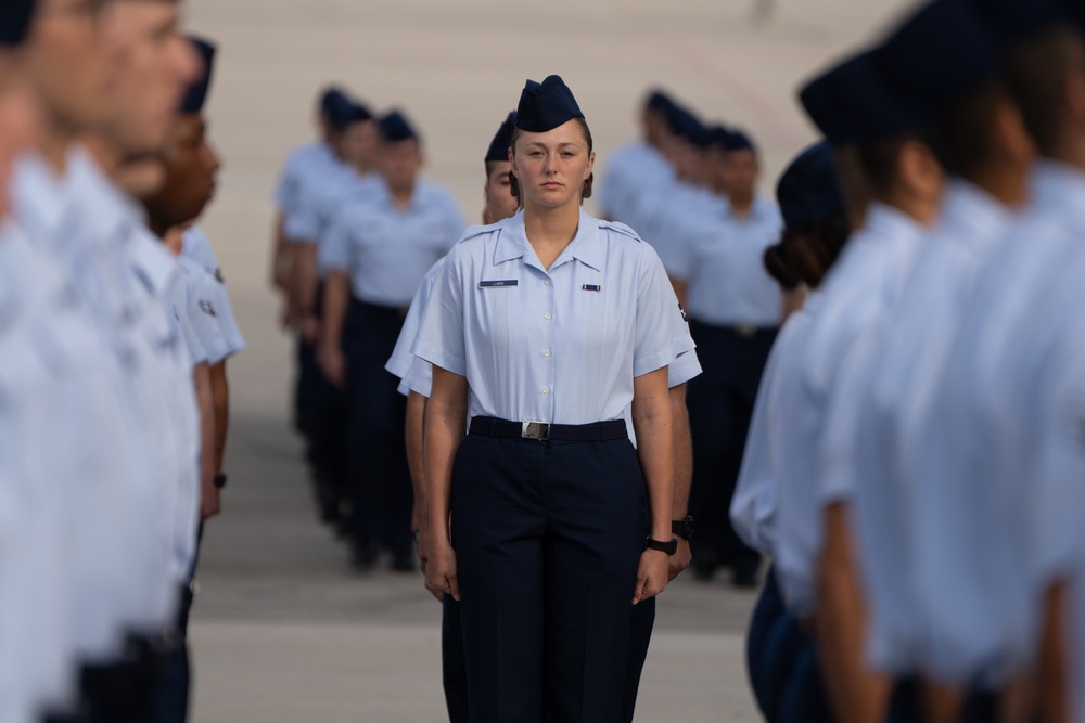 USAF BMT Coin Ceremony, Grad Parade, 16-17 Oct 2024