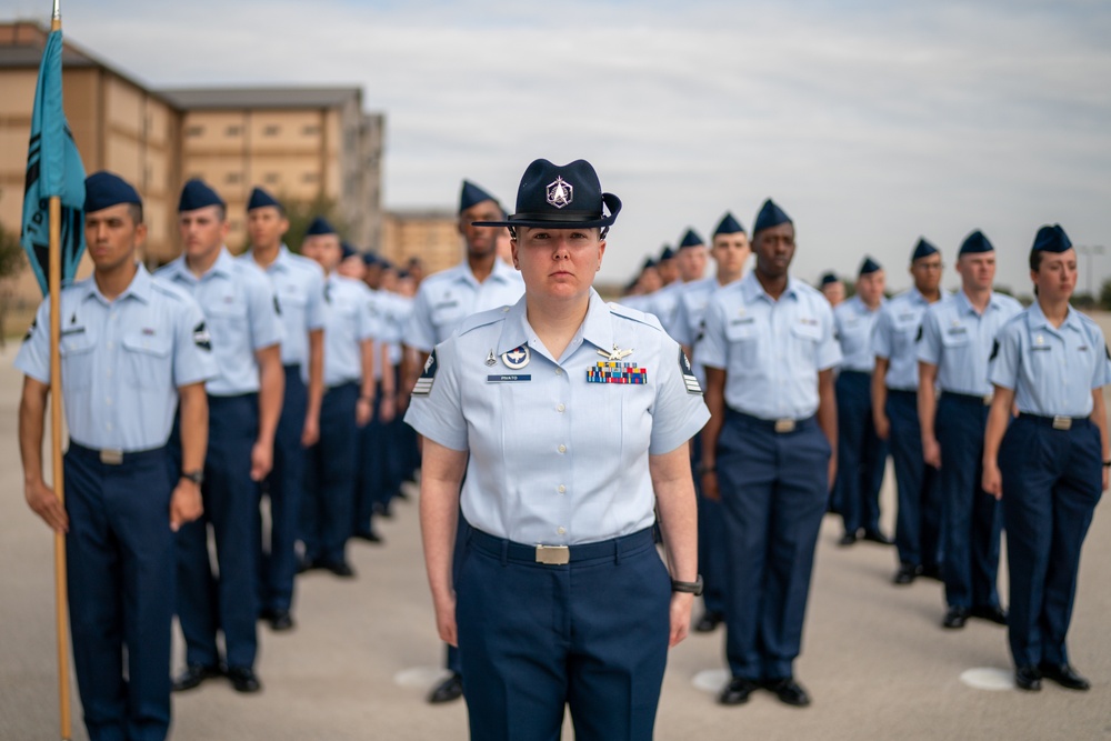 USAF BMT Coin Ceremony, Grad Parade, 16-17 Oct 2024