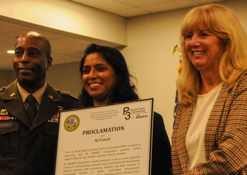 Army Reserve, NJ TRANSIT partner for Soldier success