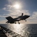 F-35B launches from JS Kaga during sea trials