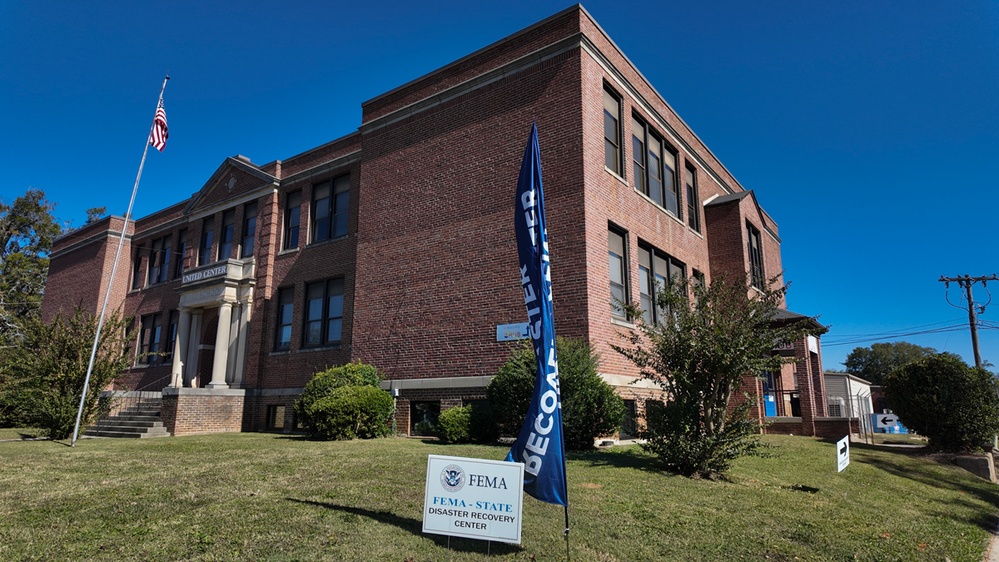 Disaster survivors visit FEMA-State Disaster Recovery Center in Greenwood, SC.