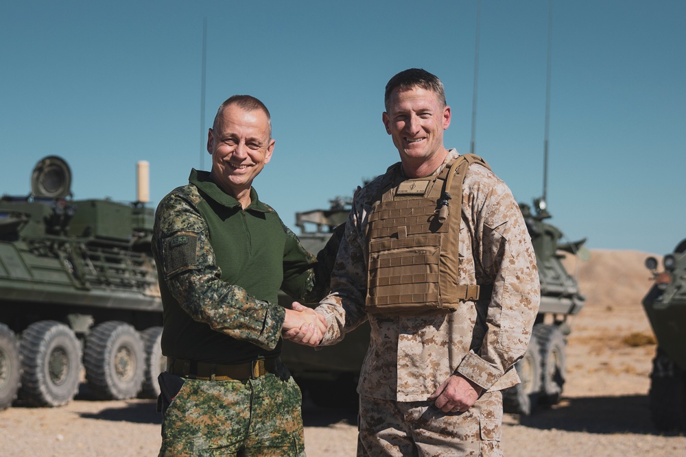 Dutch Marine Commandant Ivo Moerman visits The Combat Center