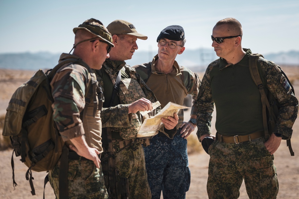 Dutch Marine Commandant Ivo Moerman visits The Combat Center