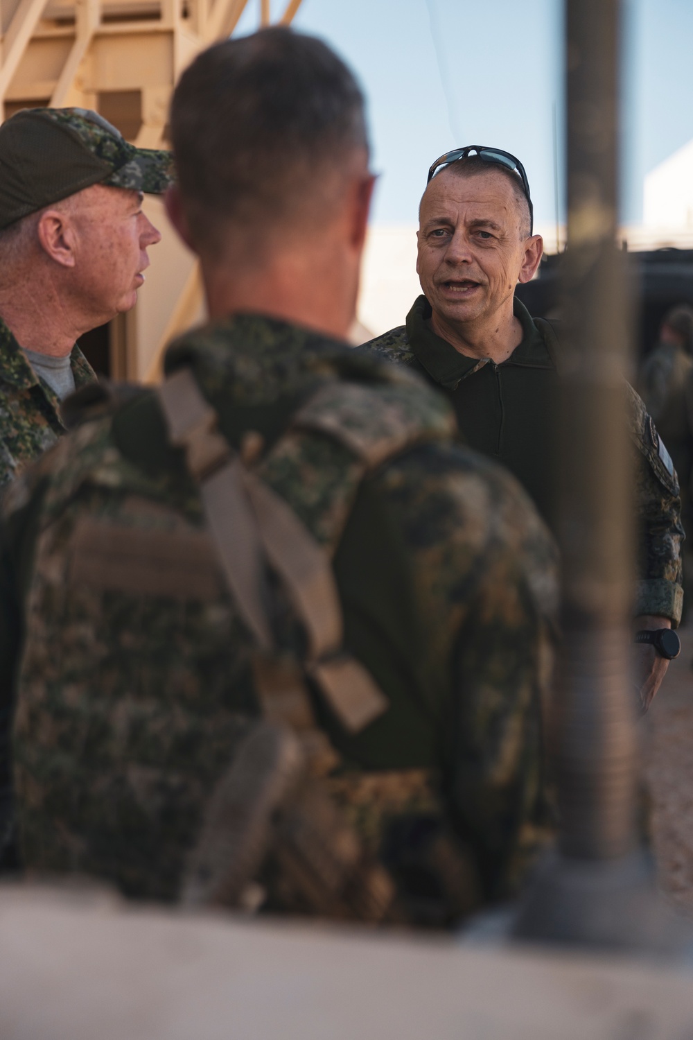 Dutch Marine Commandant Ivo Moerman visits The Combat Center