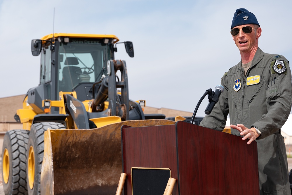 Breaking ground for Holloman's new MQ-9 training center