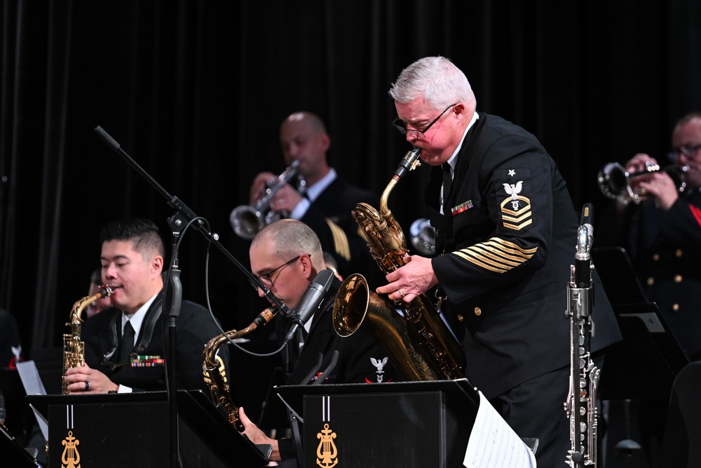 U.S. Navy Band Commodores perform at Fredonia High School