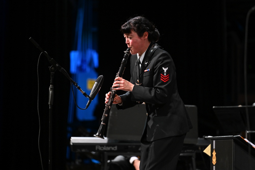 U.S. Navy Band Commodores perform at Fredonia High School