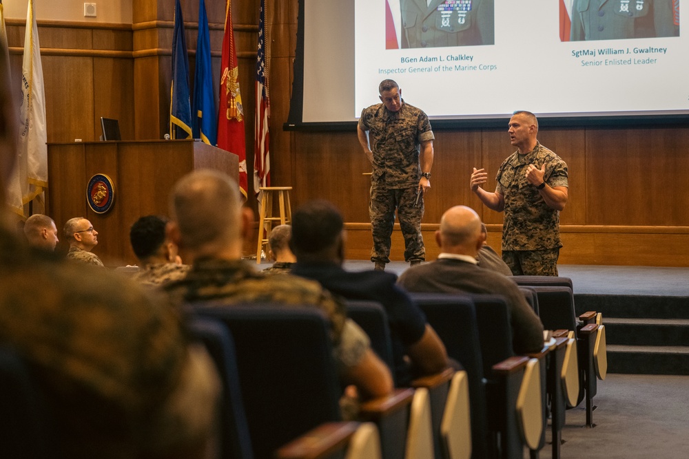 Inspector General of the Marine Corps Symposium
