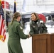 Gov. Reynolds shakes hands with 185th ARW commander