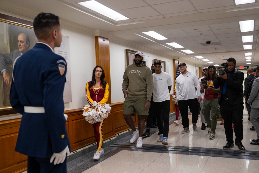 Washington Commanders Visit Pentagon