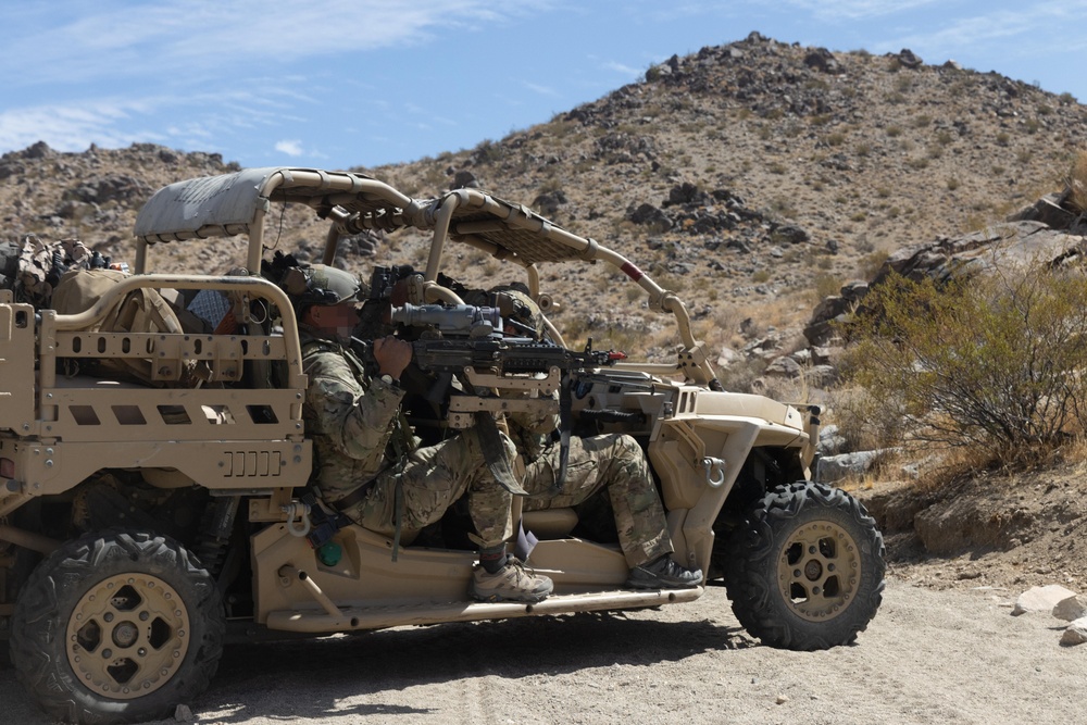 10th SFG (A) Special Forces Operators complete training rotation in California desert