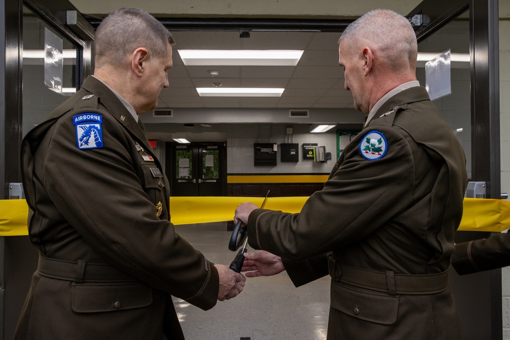 Director of the Army National Guard visits Fort McClellan’s renovated facilities