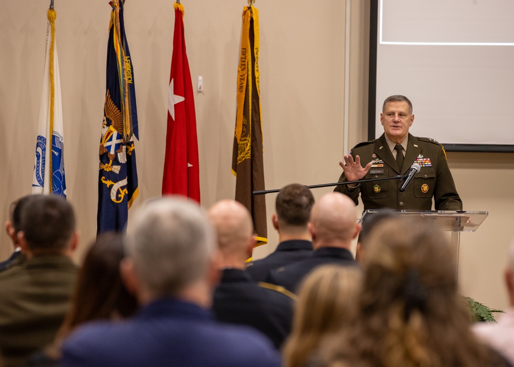 Director of the Army National Guard speaks to graduates of Warrant Officer Candidate School