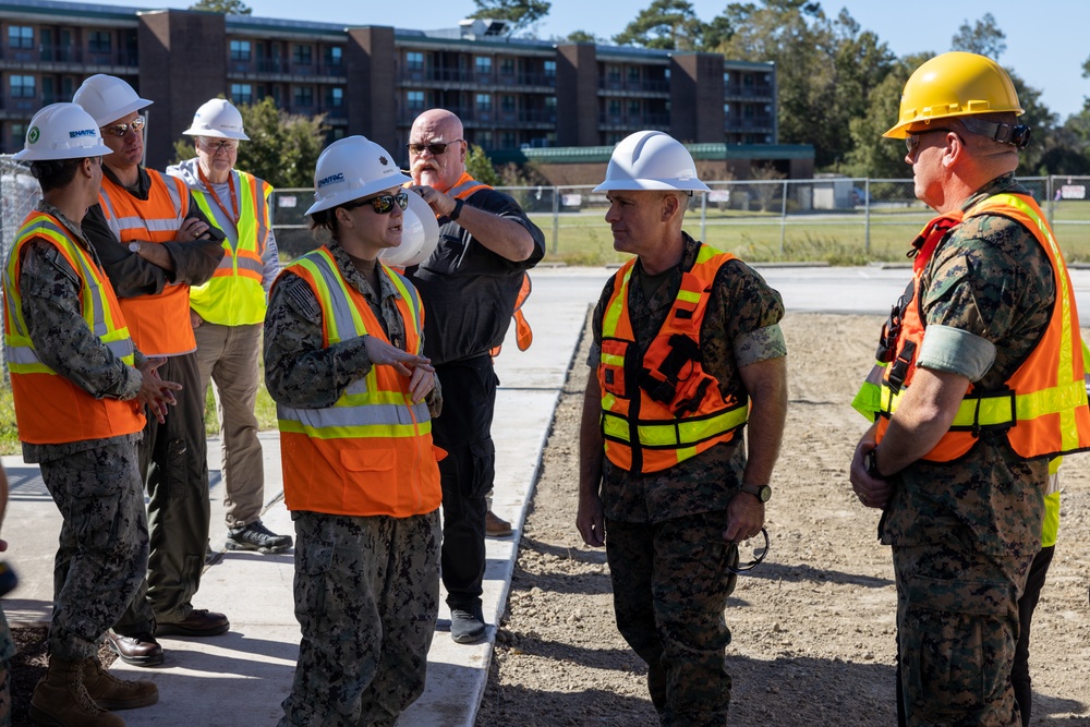 MCIEAST Commander Tours MCAS New River