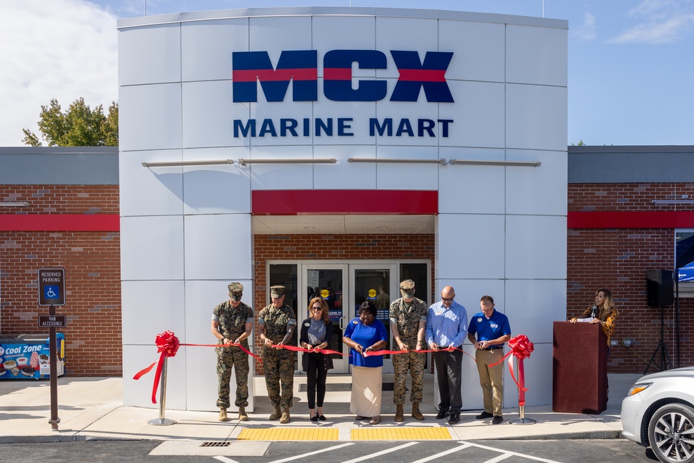 Marine Corps Exchange Marine Mart Grand Opening on Camp Johnson