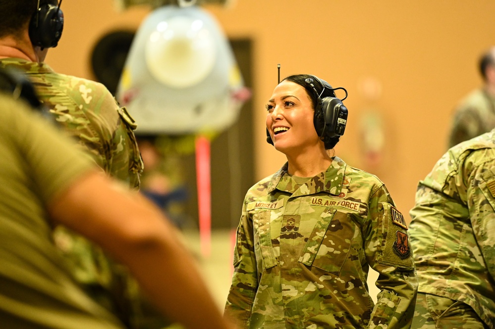 CMSgt's meet with future 20 AF Airmen