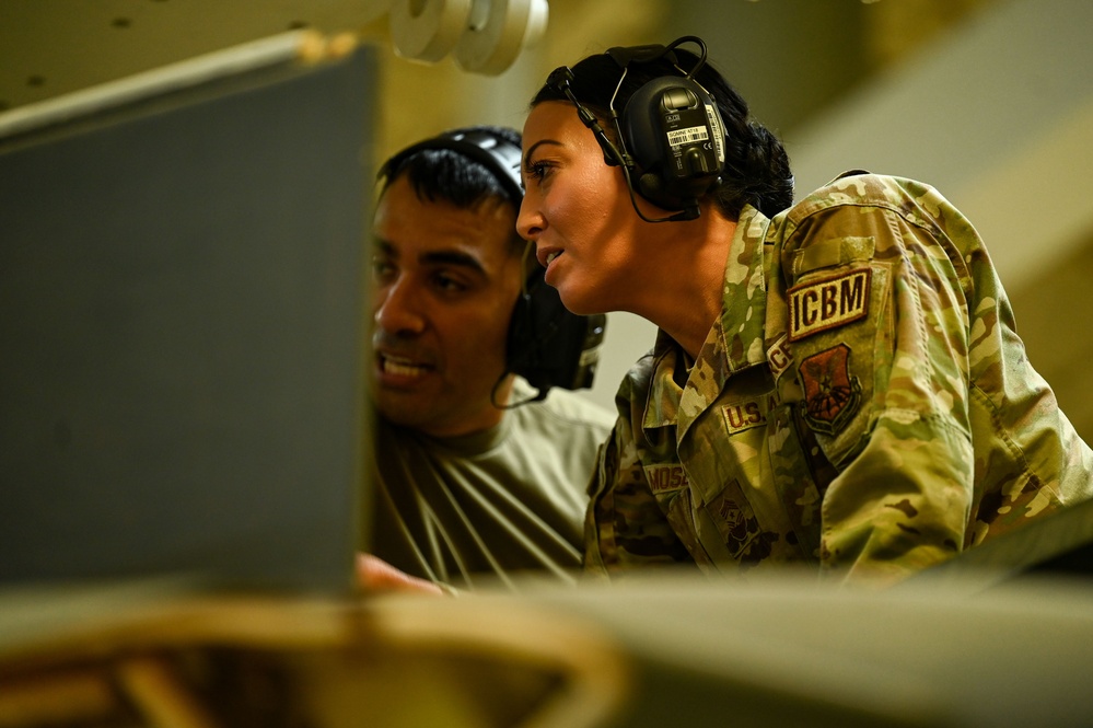 CMSgt's meet with future 20 AF Airmen