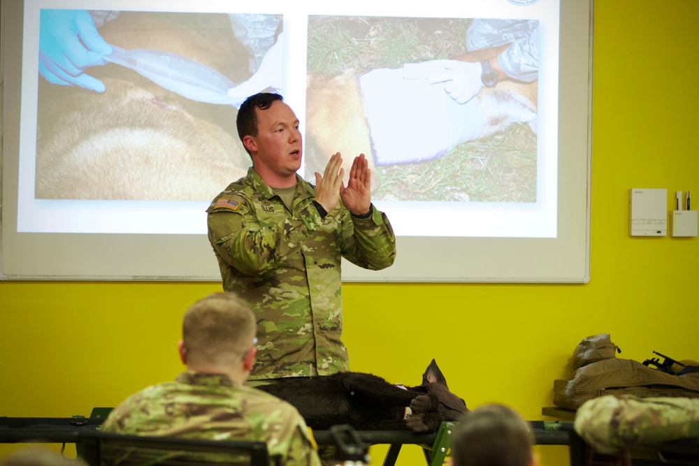 K-9 trauma skills training