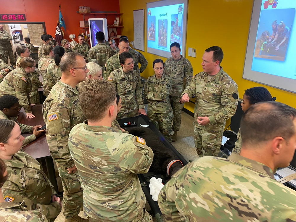 K-9 trauma skills training