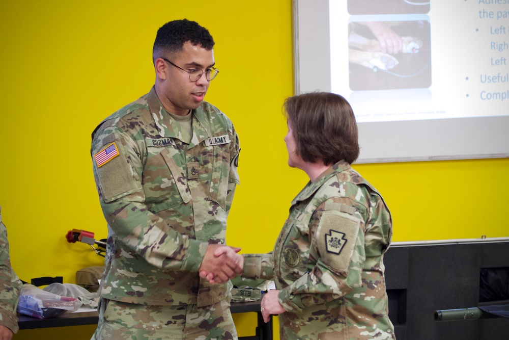 MG McHugh at the MBTS