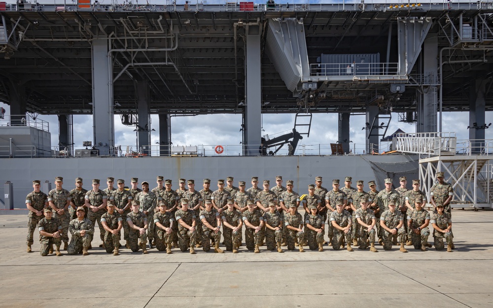 Warrior Series 2024: MALS-24 and MWSS-174 Marines and Sailors Embark on USS John L. Canley