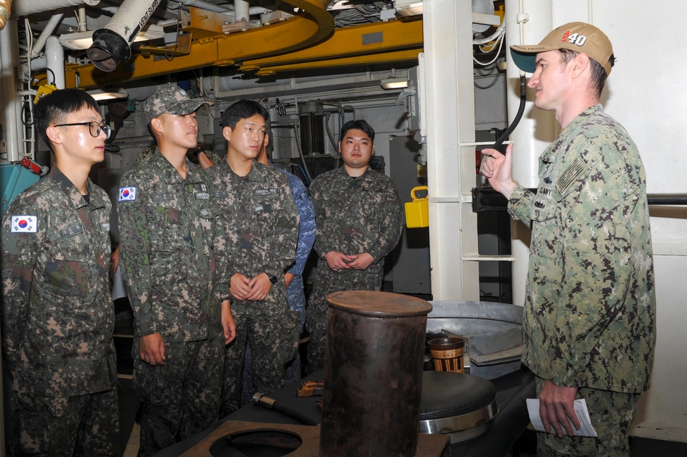 USS Frank Cable Host Tour for ROK