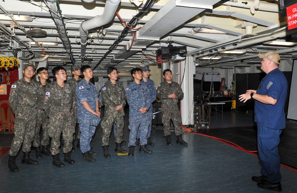 USS Frank Cable Host Tour for ROK