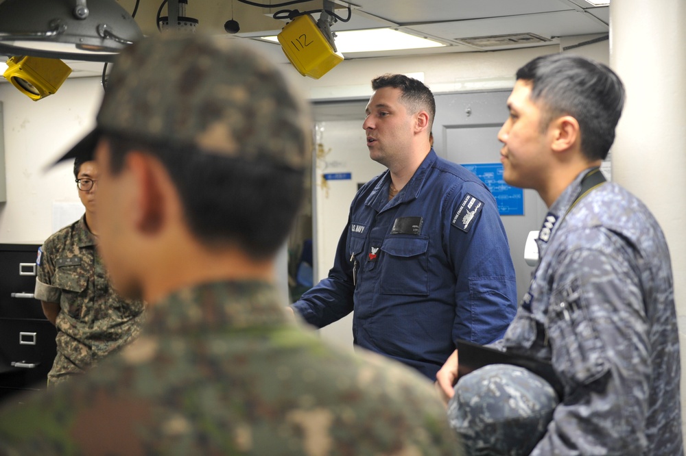 USS Frank Cable Host Tour for ROK