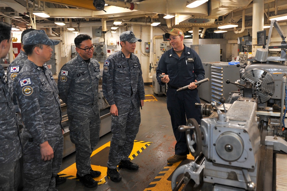 USS Frank Cable Host Tour for ROK