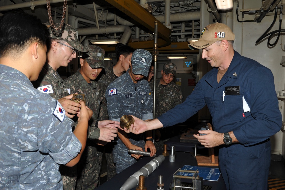 USS Frank Cable Host Tour for ROK