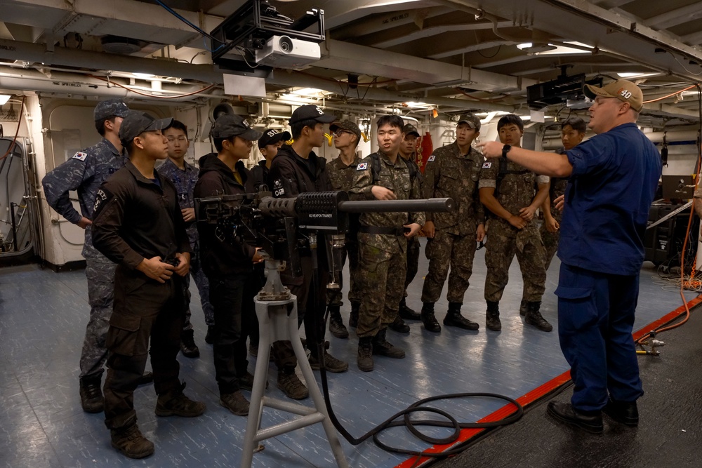 USS Frank Cable Host Tour for ROK