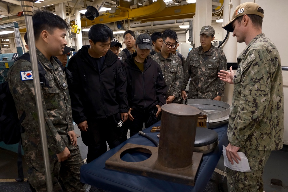 USS Frank Cable Host Tour for ROK