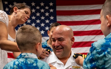 Cmdr. Michael G. Reilly, Jr., Promotion