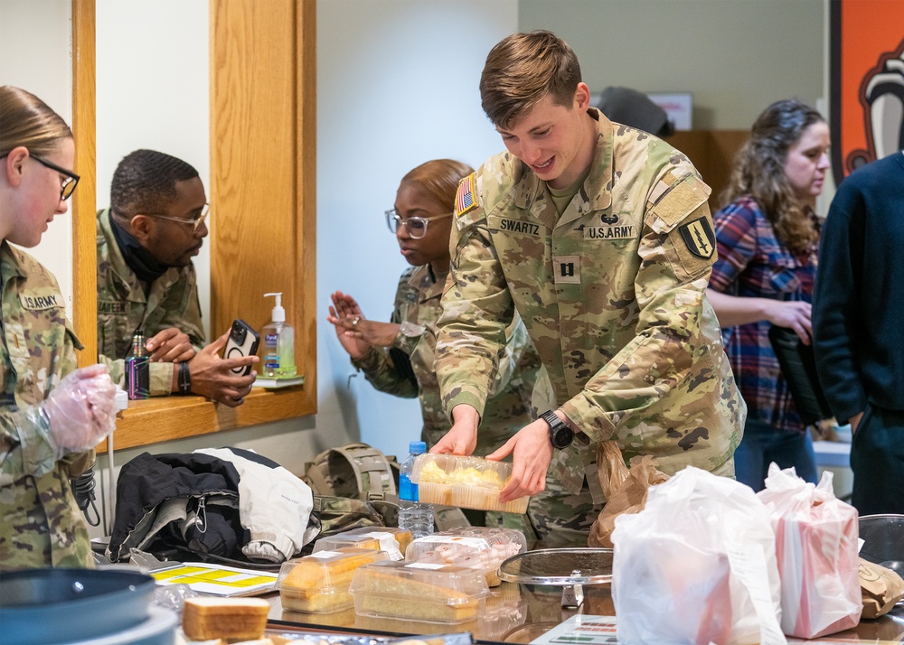 Senior Leaders taking care of their soldiers