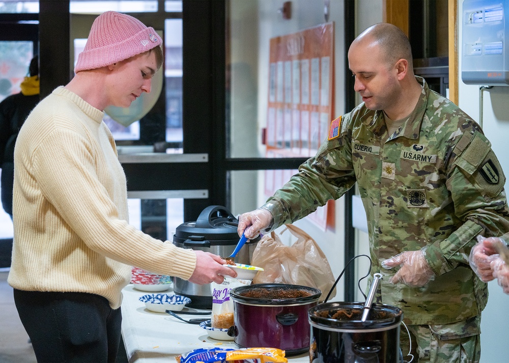 Senior Leaders taking care of their soldiers