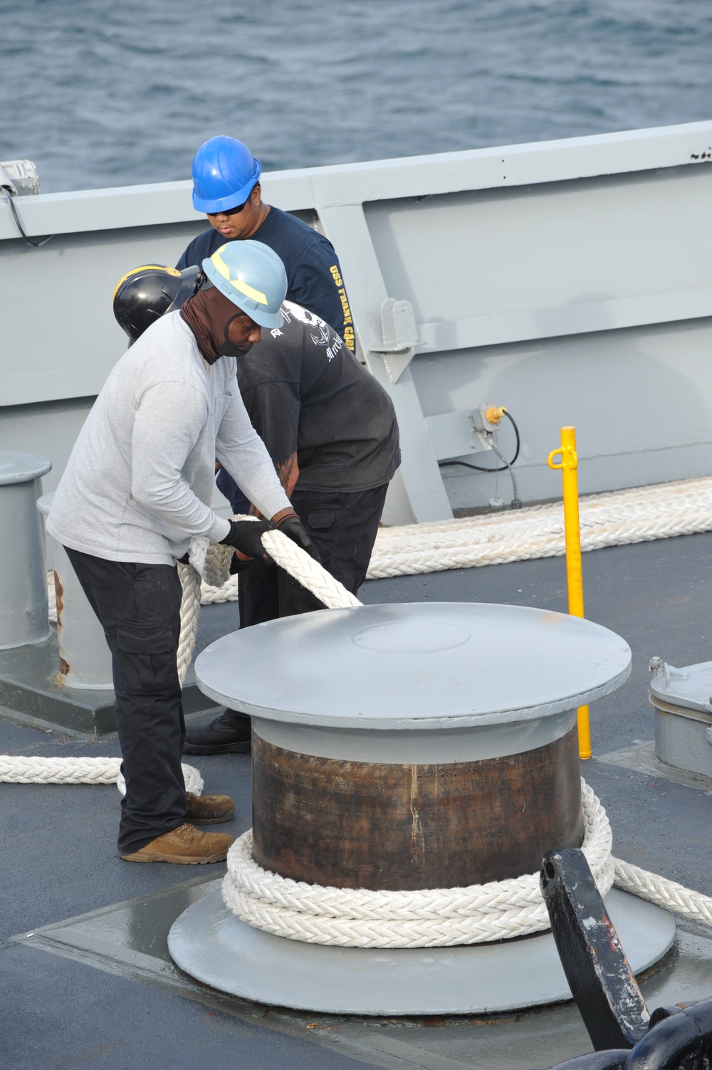 USS Frank Cable Departs Jeju-Do, South, Korea