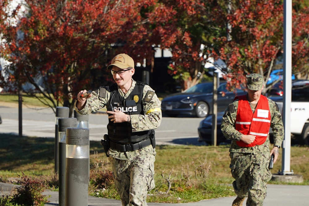 Annual Blue October integrated training exercise onboard Cheatham Annex