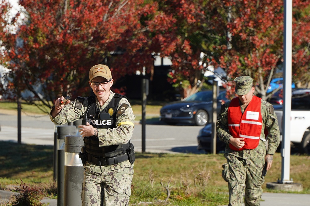 Annual Blue October integrated training exercise onboard Cheatham Annex