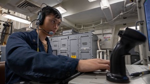 USS Ross CIWS firing