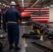 USS Ronald Reagan (CVN 76) Sailors perform an anchor drop test