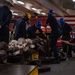 USS Ronald Reagan (CVN 76) Sailors perform an anchor drop test