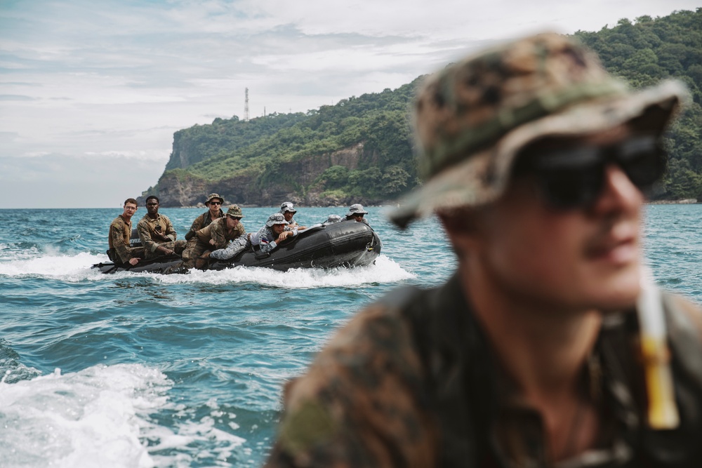 KAMANDAG 8: 15th MEU Recon Conducts CRRC Training With ROK Marines, Philippine Armed Forces