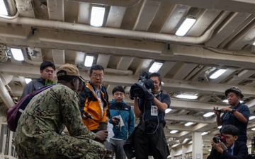 Exercise Keen Sword 25 Press Conference aboard USS San Diego (LPD 22)