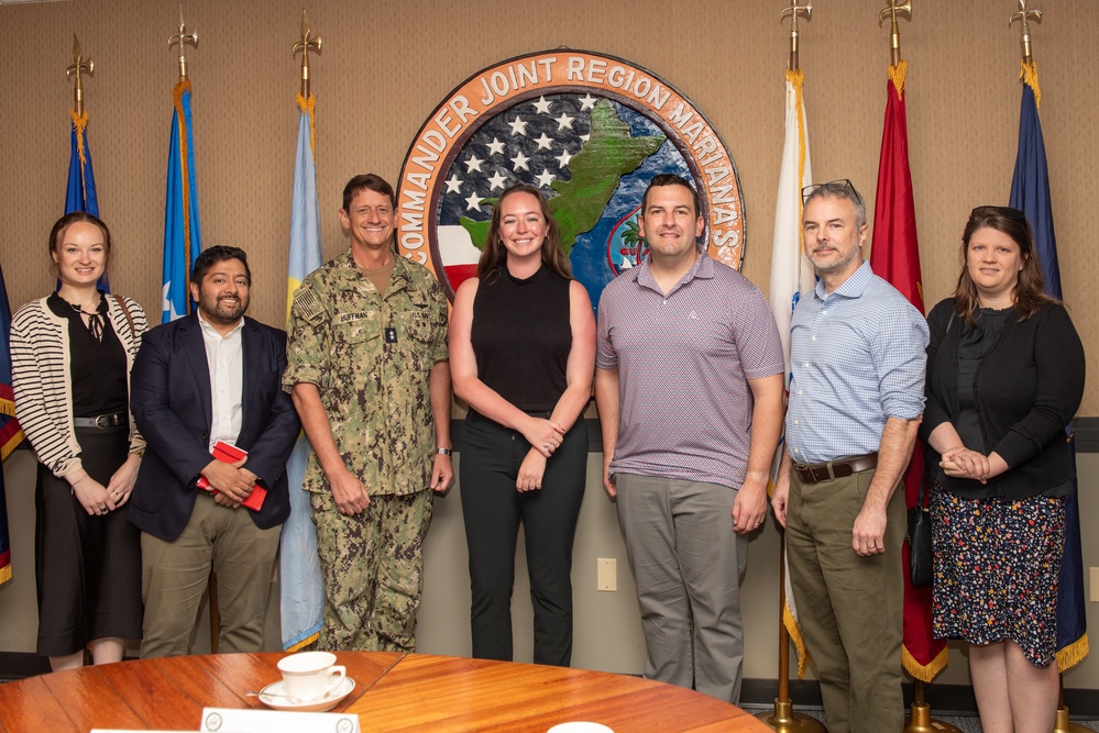 STAFFDEL Kaitlin Kleiber Receives Brief on Regional Security and Strategic Efforts in Micronesia