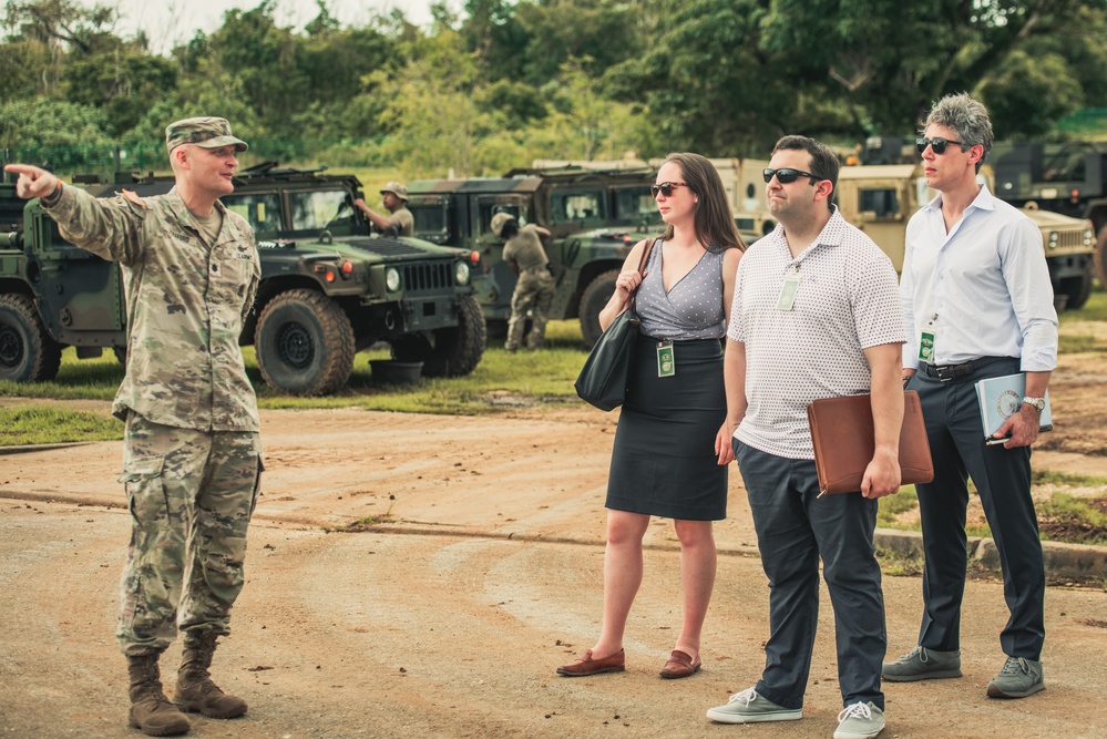 STAFFDEL Kaitlin Kleiber Receives Brief on THAAD System's Role in Protecting Guam and the Indo-Pacific