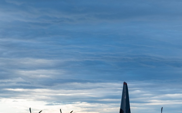 BM 25-1 takes off at Yokota