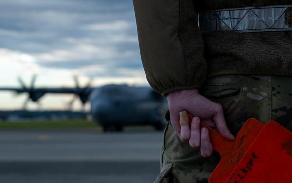 BM 25-1 takes off at Yokota